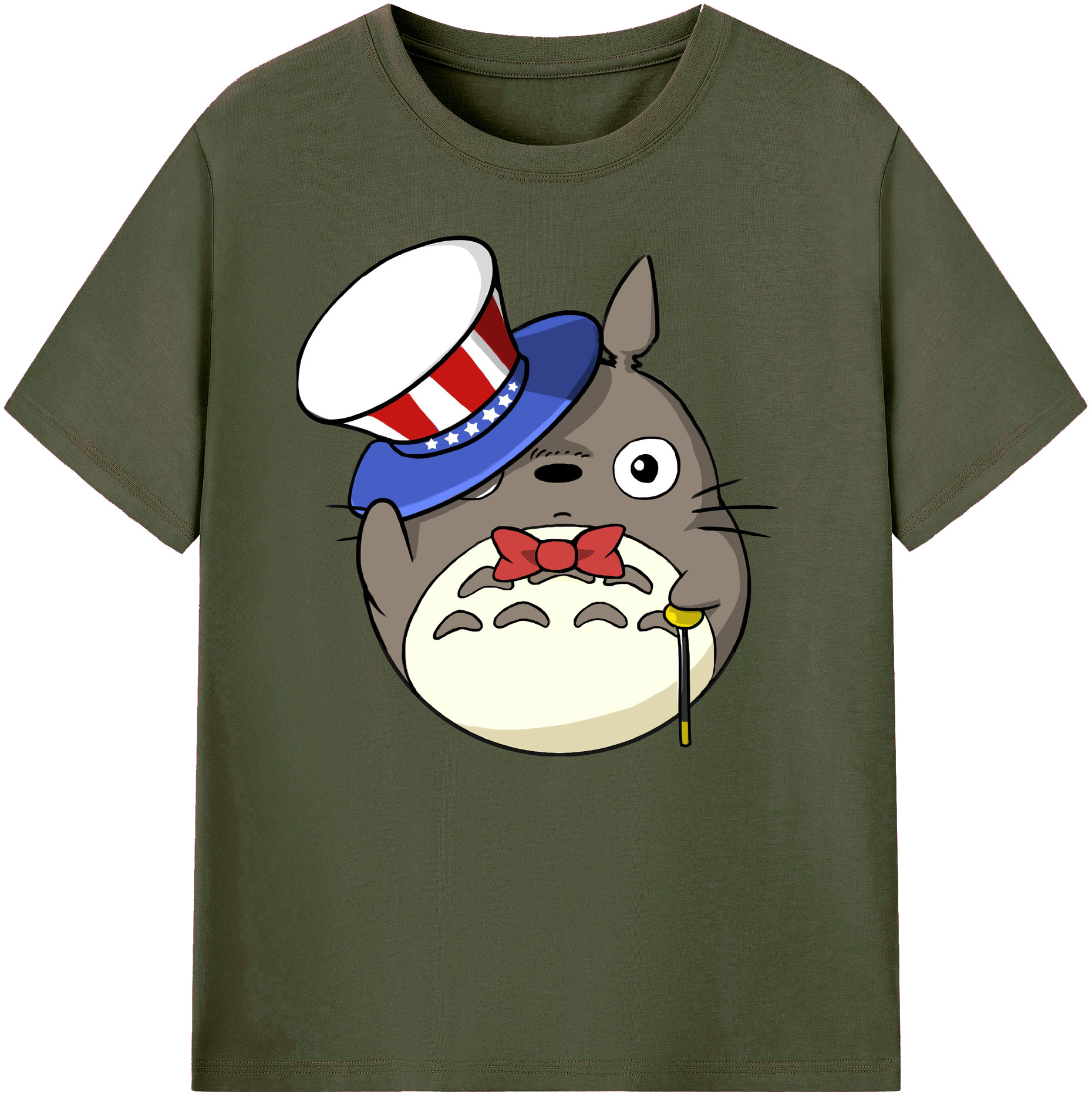 （画像用） となりのトトロ 草壁メイ 草壁サツキ My Neighbor Totoro Satsuki Kusakabe Mei Kusakabe 綿100％ メンズ半袖Tシャツ｜肌触りやわらか＆通気性